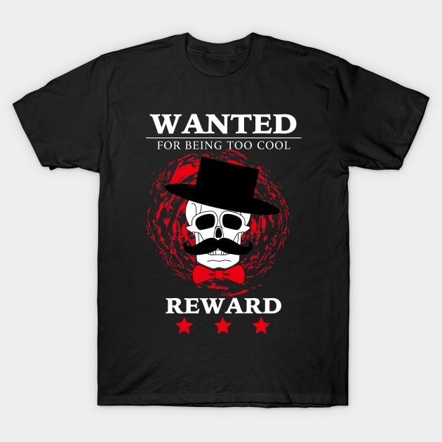 Wanted Skull T-Shirt by flyinghigh5